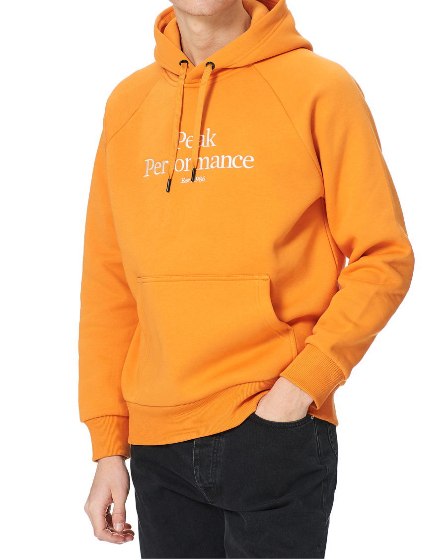 Herr | Tröjor | Peak Performance | Original Logo Hoodie Orange Flare