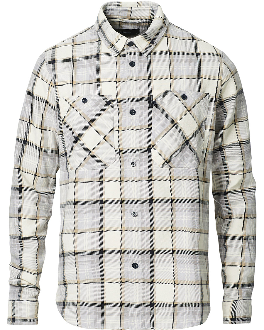 Herr | Skjortor | Peak Performance | Cotton Check Shirt Creme Beige