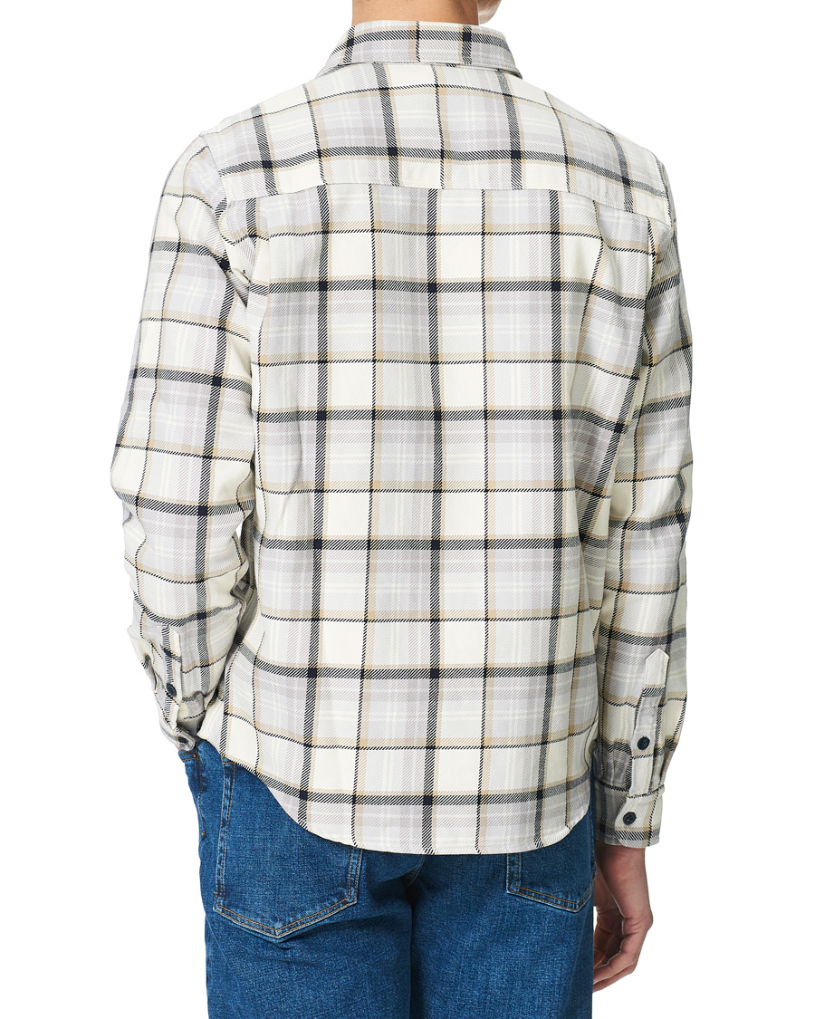Herr | Skjortor | Peak Performance | Cotton Check Shirt Creme Beige