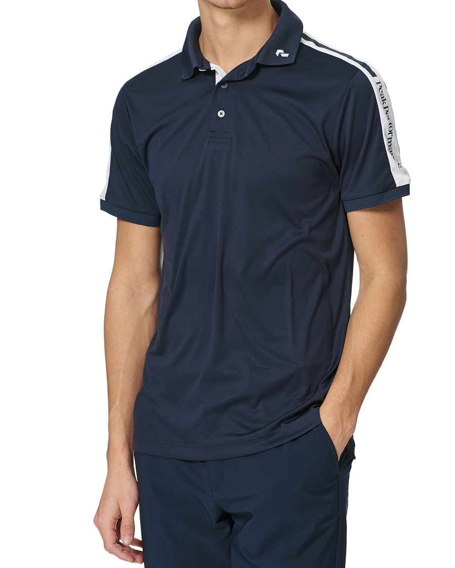 Herr | Pikéer | Peak Performance | Player Polo Blue Shadow
