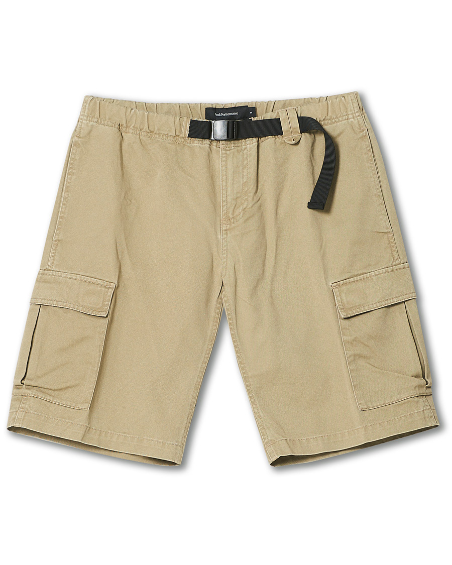 Herr | Shorts | Peak Performance | Cotton Cargo Shorts True Beige