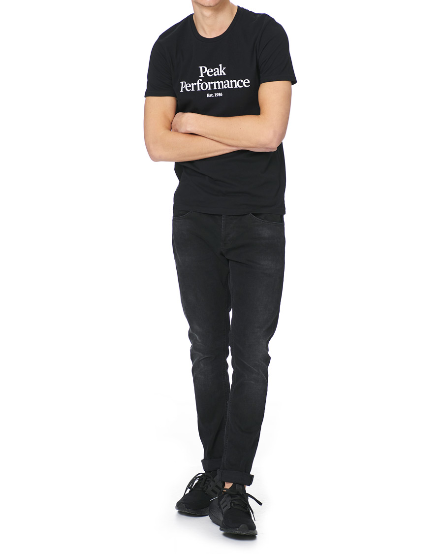 Herr | T-Shirts | Peak Performance | Original Logo Crew Neck Tee Black