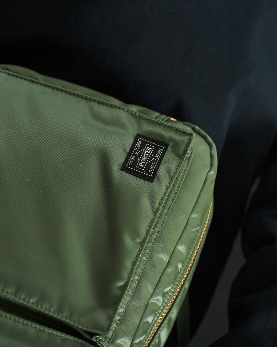 Herr | Porter-Yoshida & Co. Tanker 3Way Briefcase Sage Green | Porter-Yoshida & Co. | Tanker 3Way Briefcase Sage Green