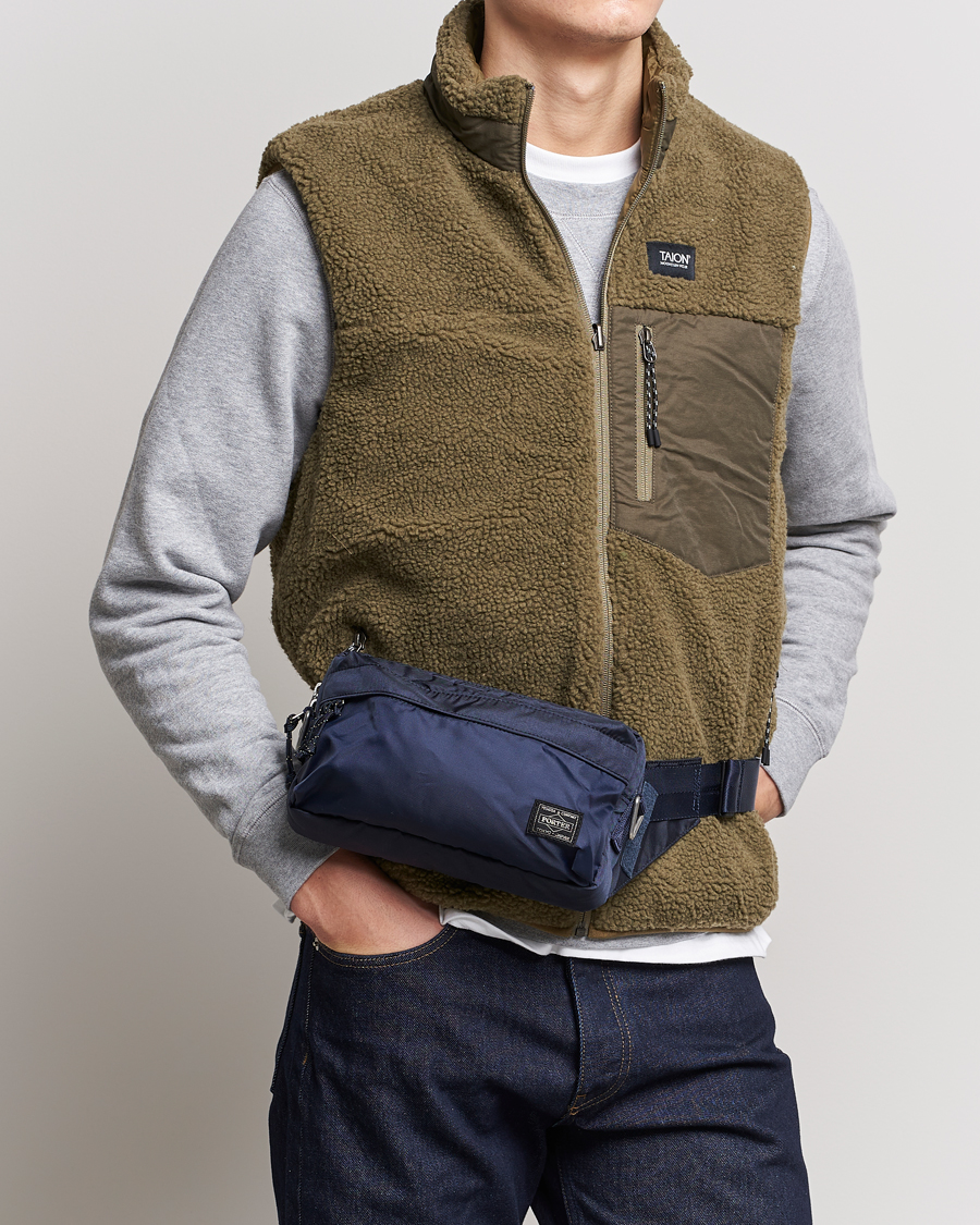 Herr | Väskor | Porter-Yoshida & Co. | Force Waist Bag Navy Blue