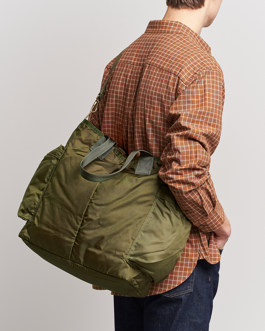 Herr | Väskor | Porter-Yoshida & Co. | Force 2Way Tote Bag Olive Drab