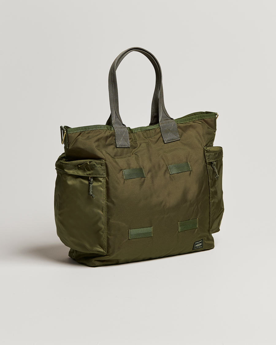 Herr | Väskor | Porter-Yoshida & Co. | Force 2Way Tote Bag Olive Drab