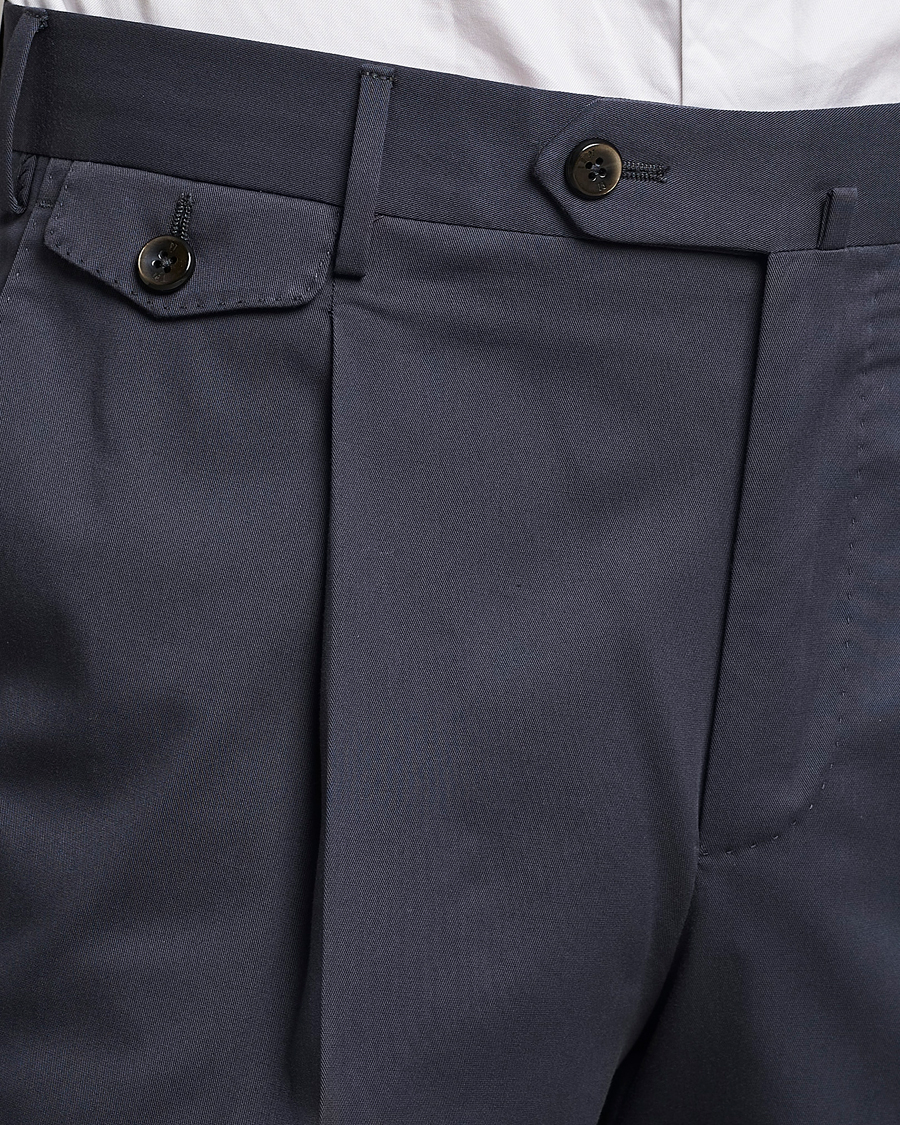 Herr | Byxor | PT01 | Gentleman Fit Silkochino Trousers Navy