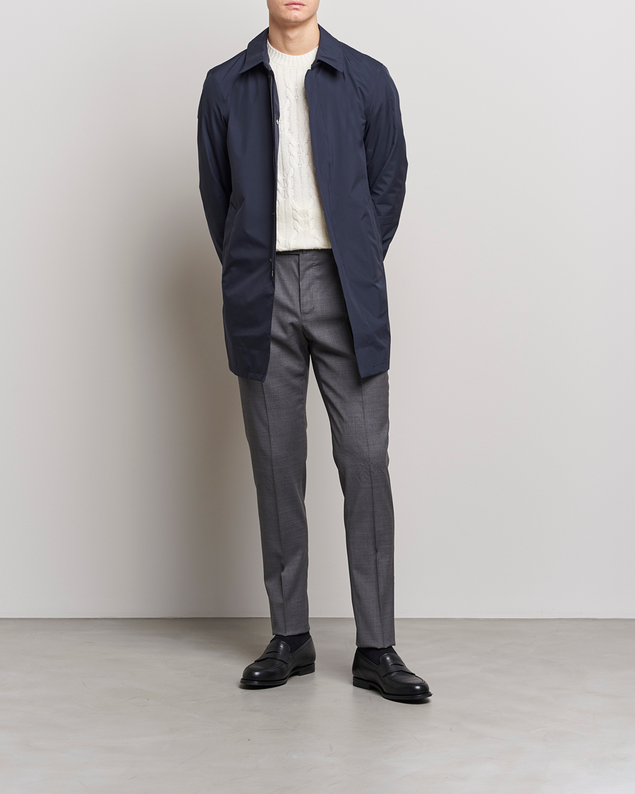 Herr | Byxor | PT01 | Gentleman Fit Wool Trousers Medium Grey