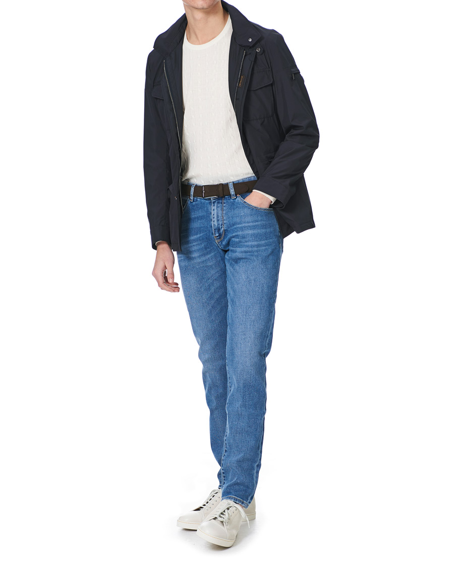 Herr | Jeans | PT01 | Slim Fit Stretch Denim Light Blue Wash