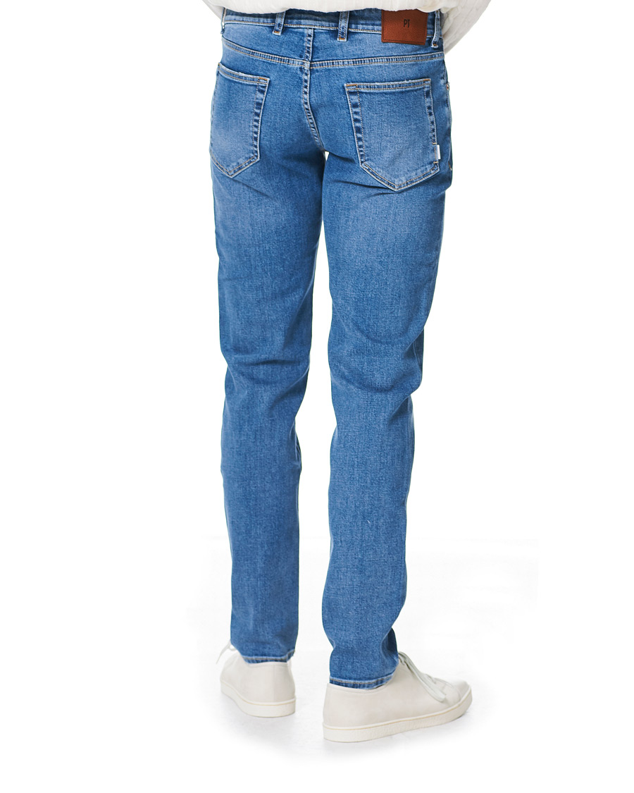 Herr | Jeans | PT01 | Slim Fit Stretch Denim Light Blue Wash