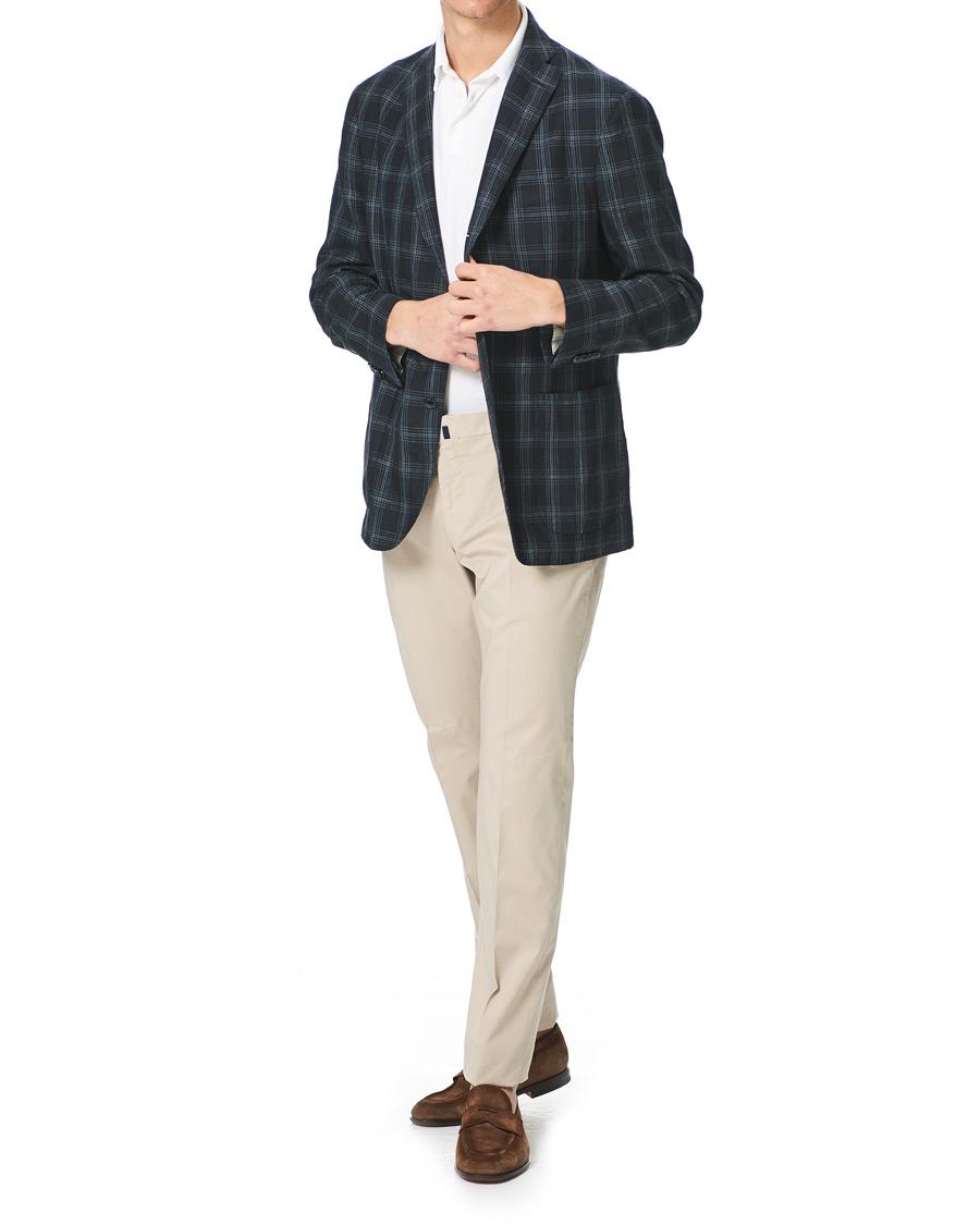 Herr | Santoni Penny Loafer Brown Suede | Santoni | Penny Loafer Brown Suede