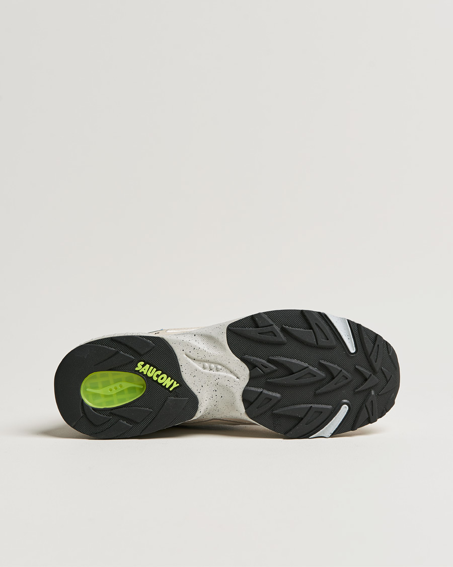 Herr | Saucony Grid Hurricane Sneaker Cream/Blue | Saucony | Grid Hurricane Sneaker Cream/Blue