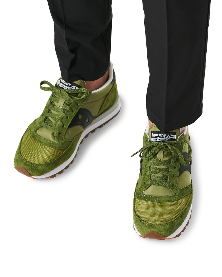 Herr | Saucony Jazz 81 Sneaker Green/Black | Saucony | Jazz 81 Sneaker Green/Black