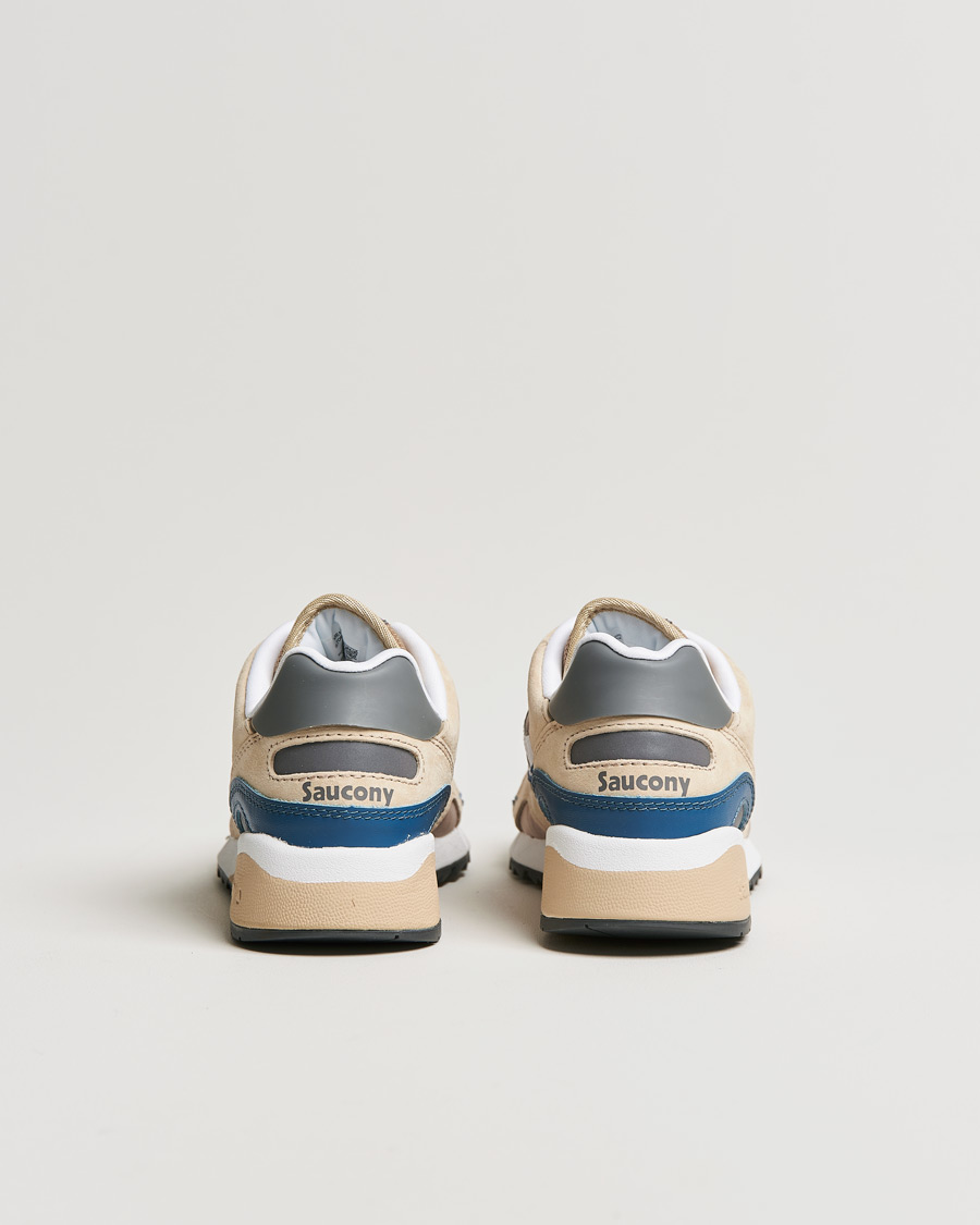Herr | Saucony Shadow 6000 Sneaker Sand/Navy | Saucony | Shadow 6000 Sneaker Sand/Navy
