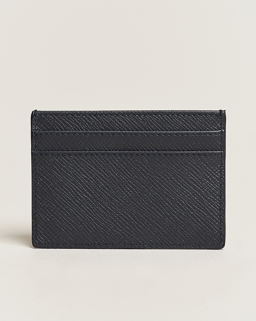 Herr | Korthållare | Smythson | Panama Flat Cardholder Navy