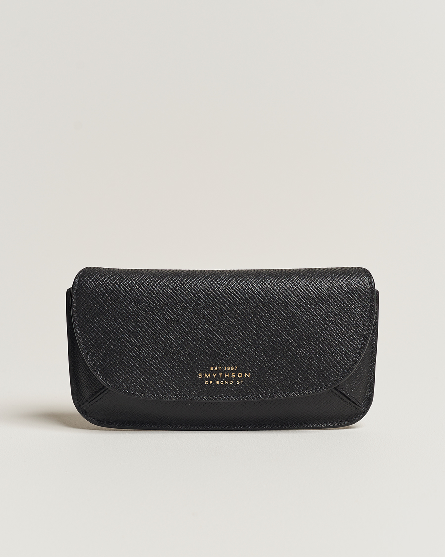 Herr | Solglasögon | Smythson | Panama Hard Sunglasses Case Black