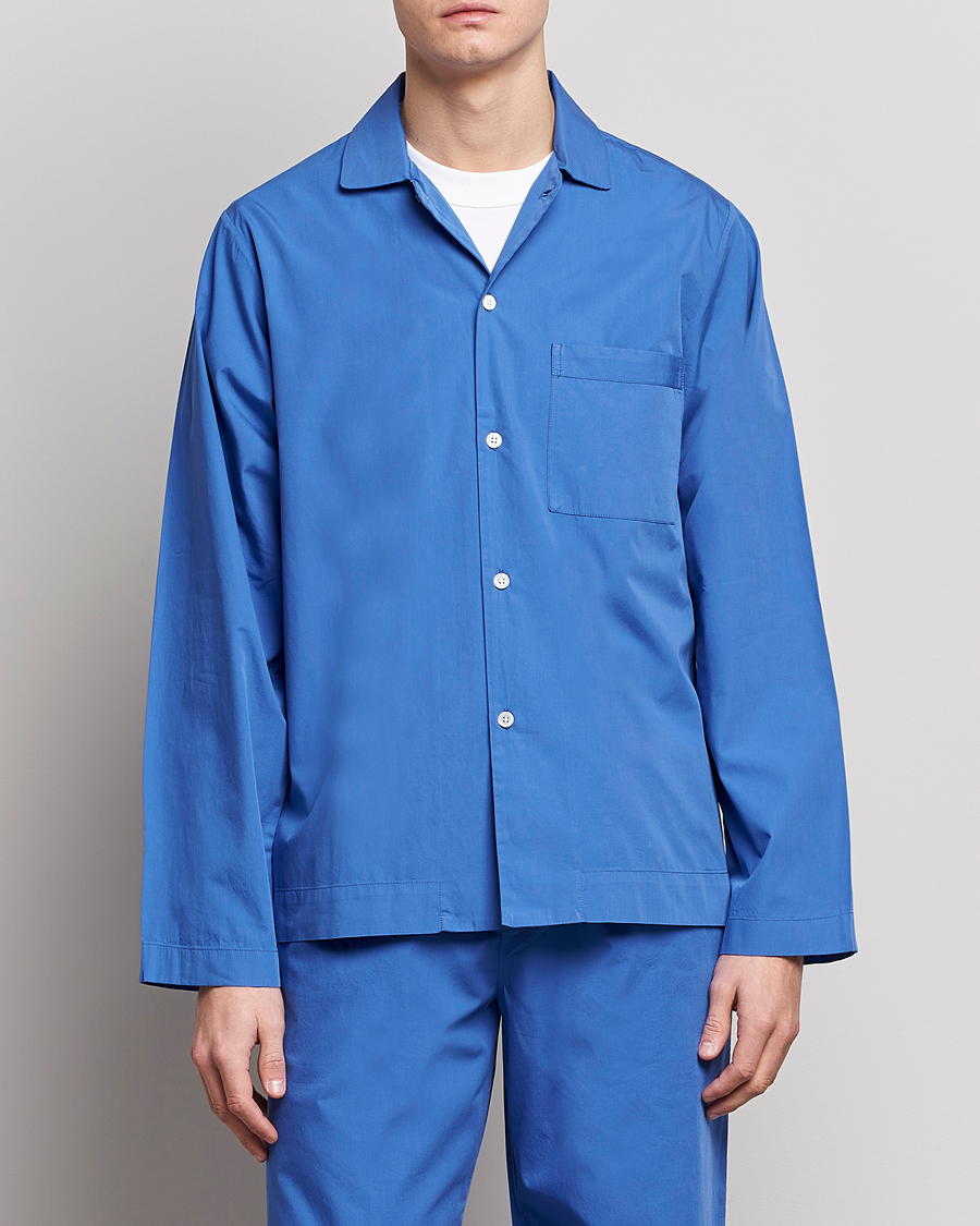 Herr | Kläder | Tekla | Poplin Pyjama Shirt Royal Blue