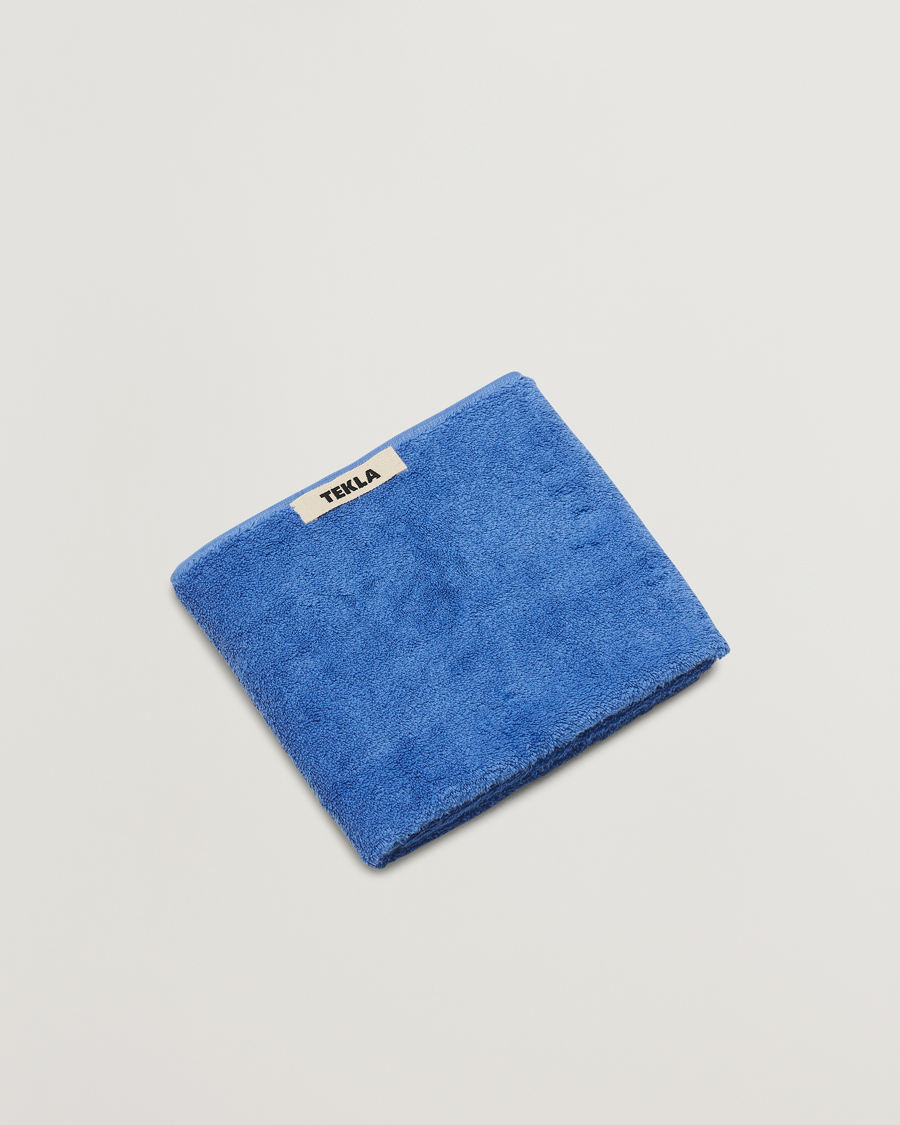 Herr | Tekla Organic Terry Hand Towel Clear Blue | Tekla | Organic Terry Hand Towel Clear Blue
