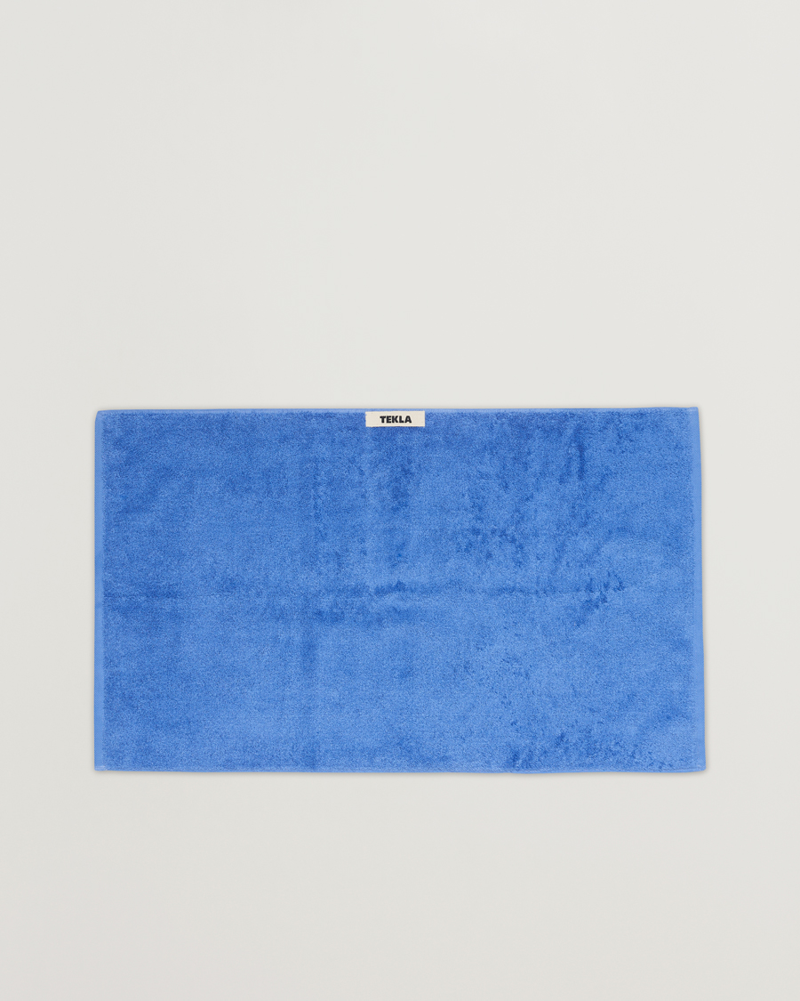 Herr | Tekla | Tekla | Organic Terry Hand Towel Clear Blue