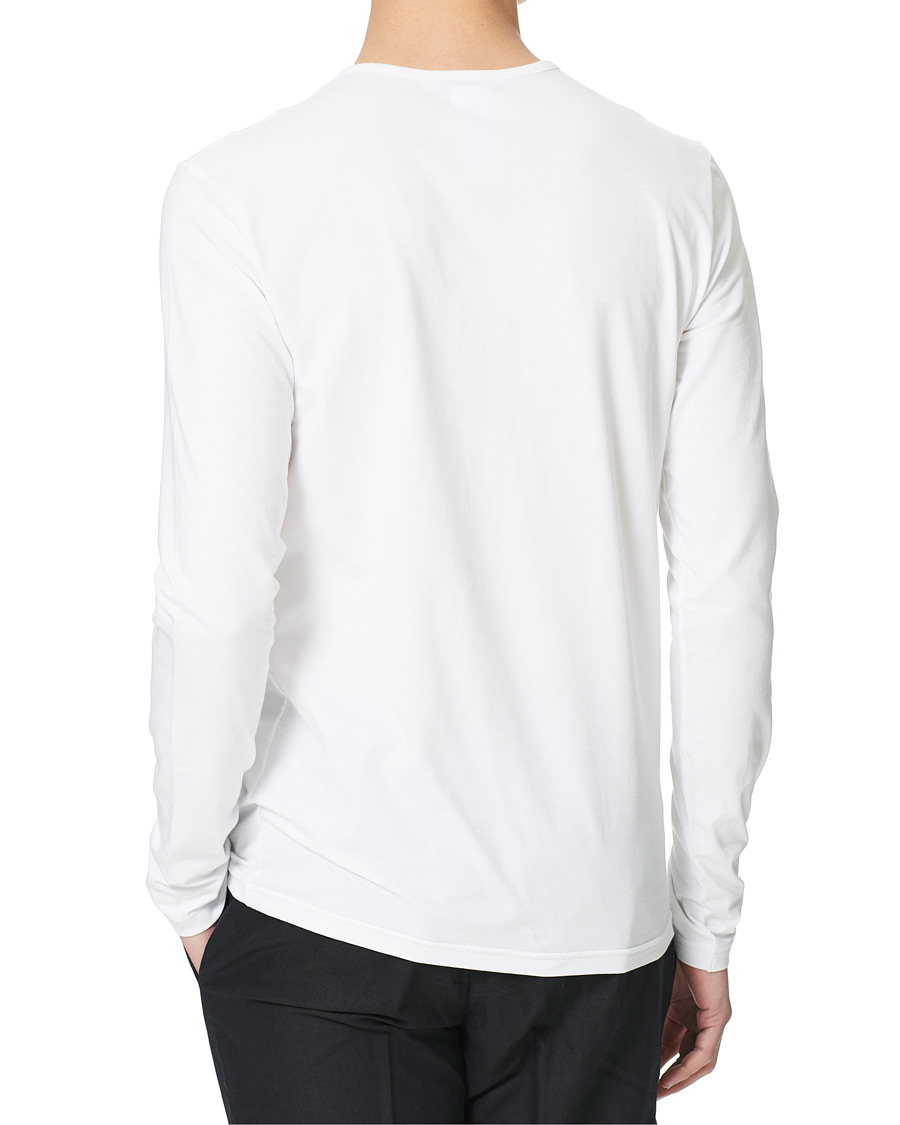Herr | T-Shirts | Versace | Medusa Long Sleeve Tee White