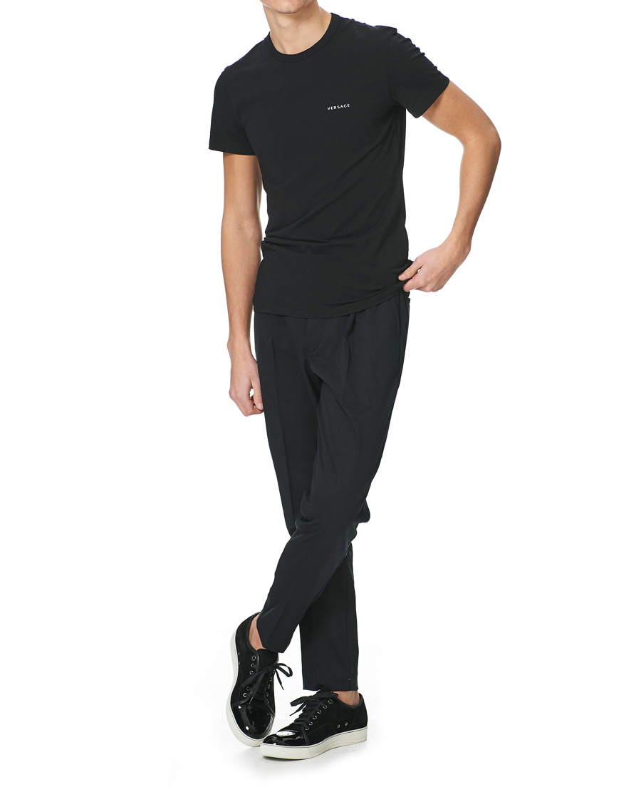 Herr | T-Shirts | Versace | 2-Pack Logo Tee Black/White