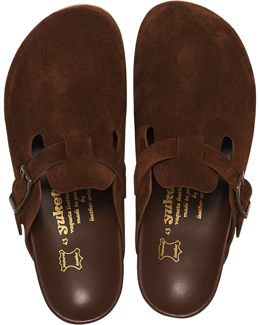 Herr | Yuketen Sal 1 Crepe Sole Sandals Snuff Suede | Yuketen | Sal 1 Crepe Sole Sandals Snuff Suede