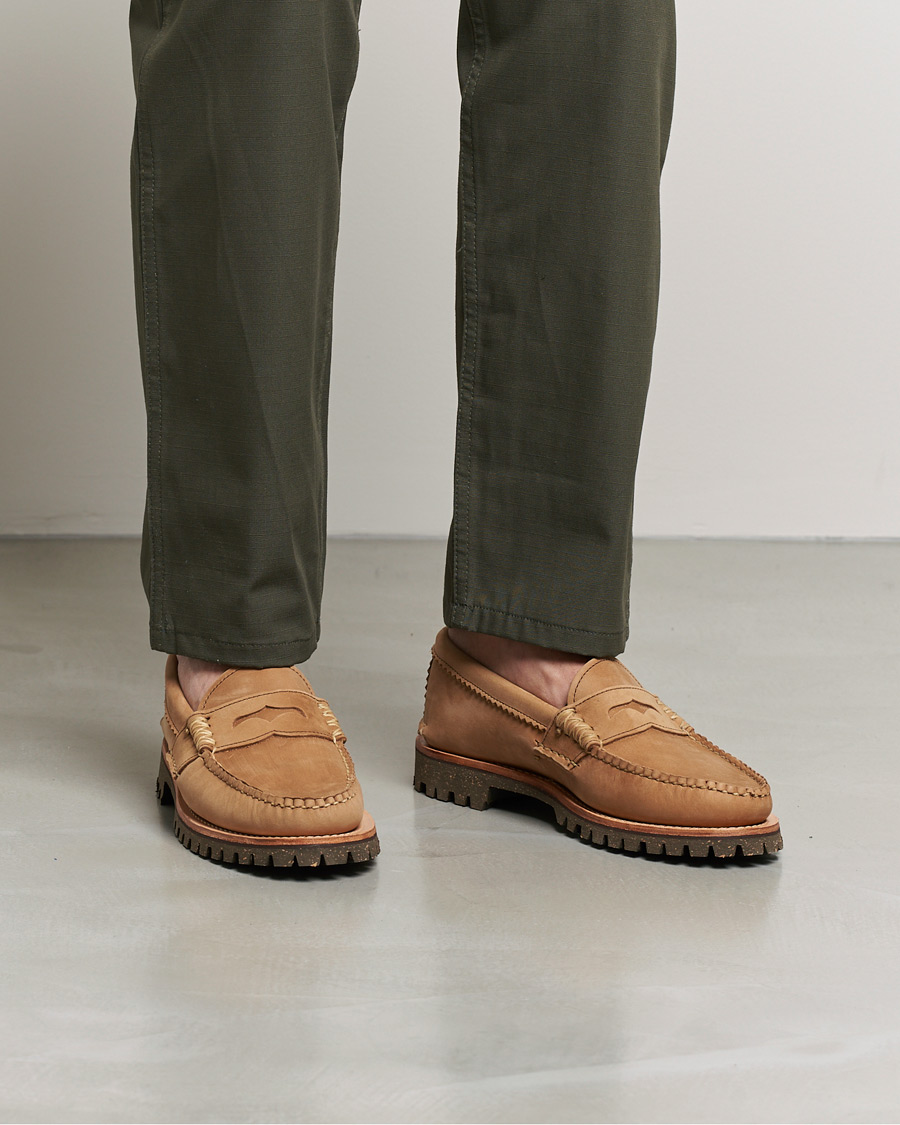 Herr | Yuketen Handsewn Cortina Sole Loafer Brown Suede | Yuketen | Handsewn Cortina Sole Loafer Brown Suede