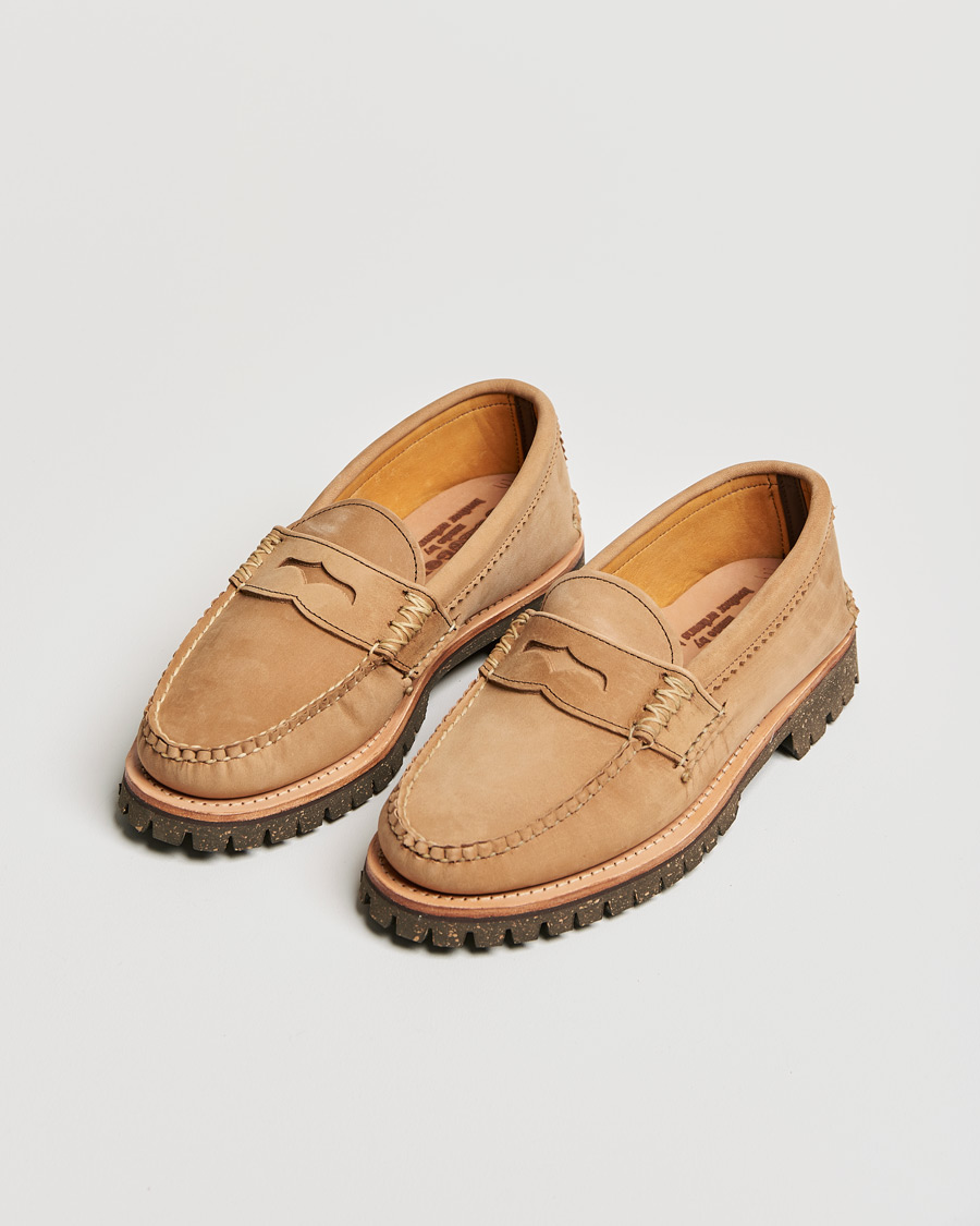 Herr | Yuketen Handsewn Cortina Sole Loafer Brown Suede | Yuketen | Handsewn Cortina Sole Loafer Brown Suede