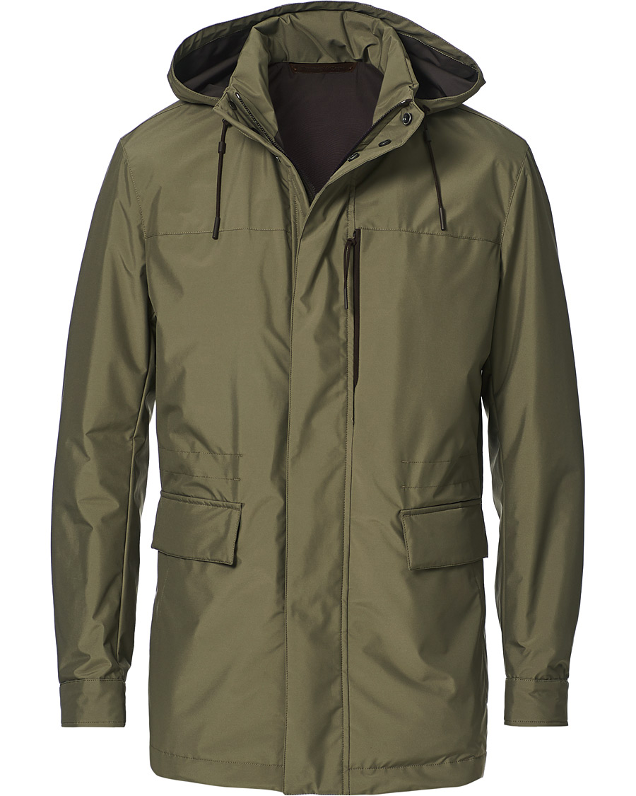 Herr | Jackor | Ermenegildo Zegna | Stratos Nylon Field Jacket Military Green