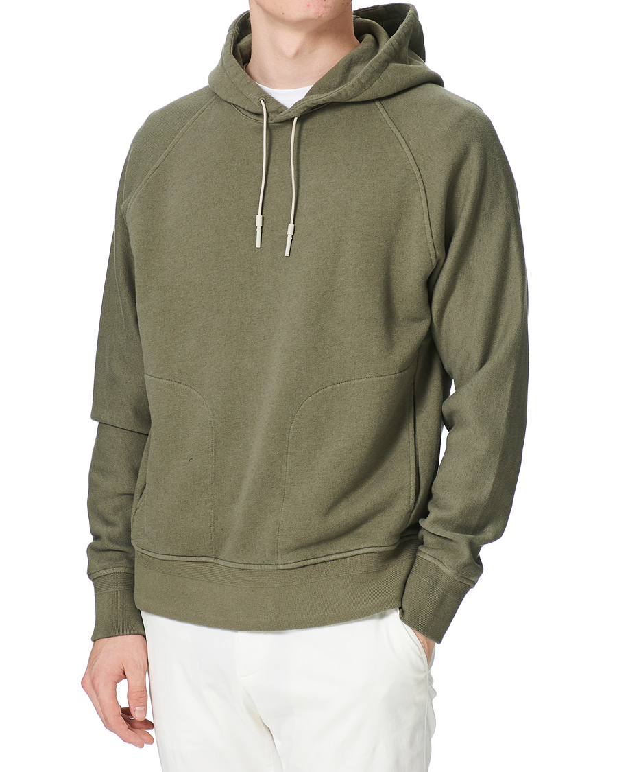 Herr | Tröjor | Ermenegildo Zegna | Cotton/Cashmere Hoodie Sage Green