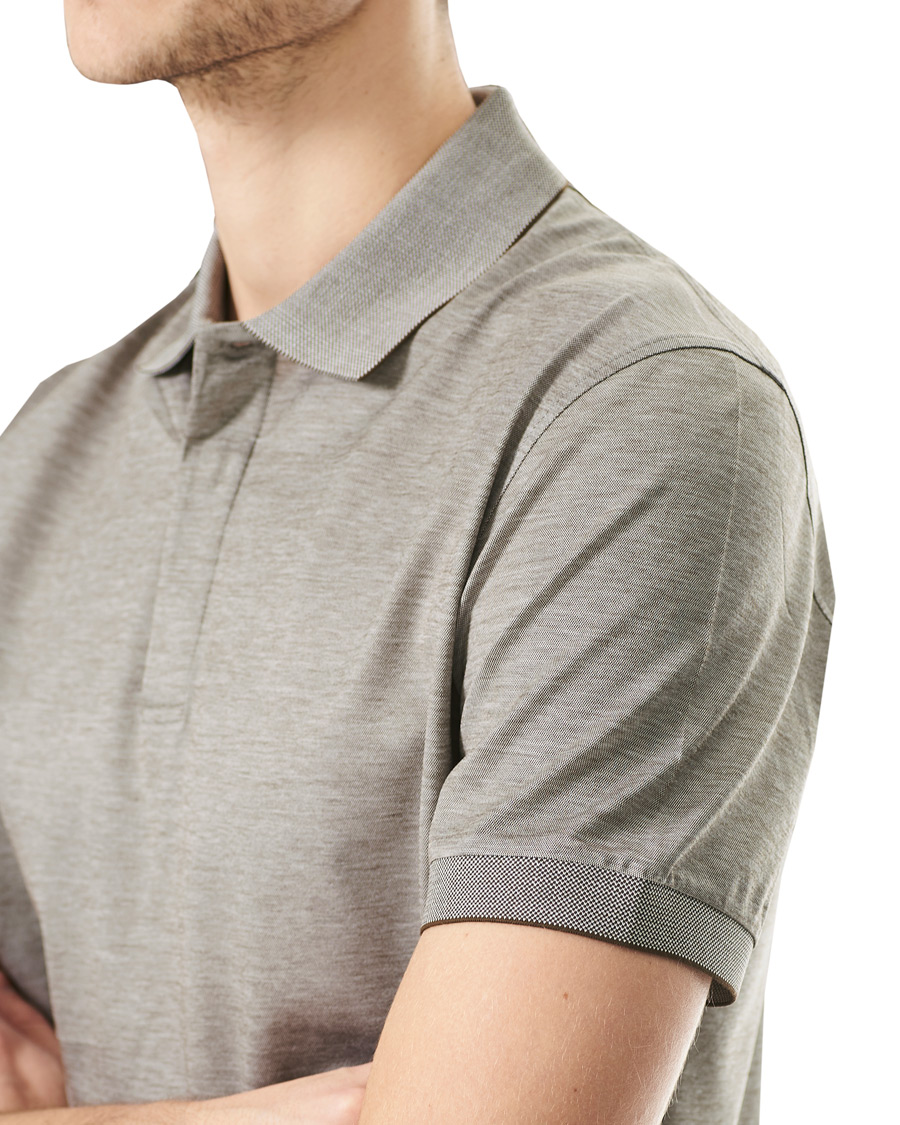 Herr | Pikéer | Ermenegildo Zegna | Mercerized Cotton Polo Light Grey