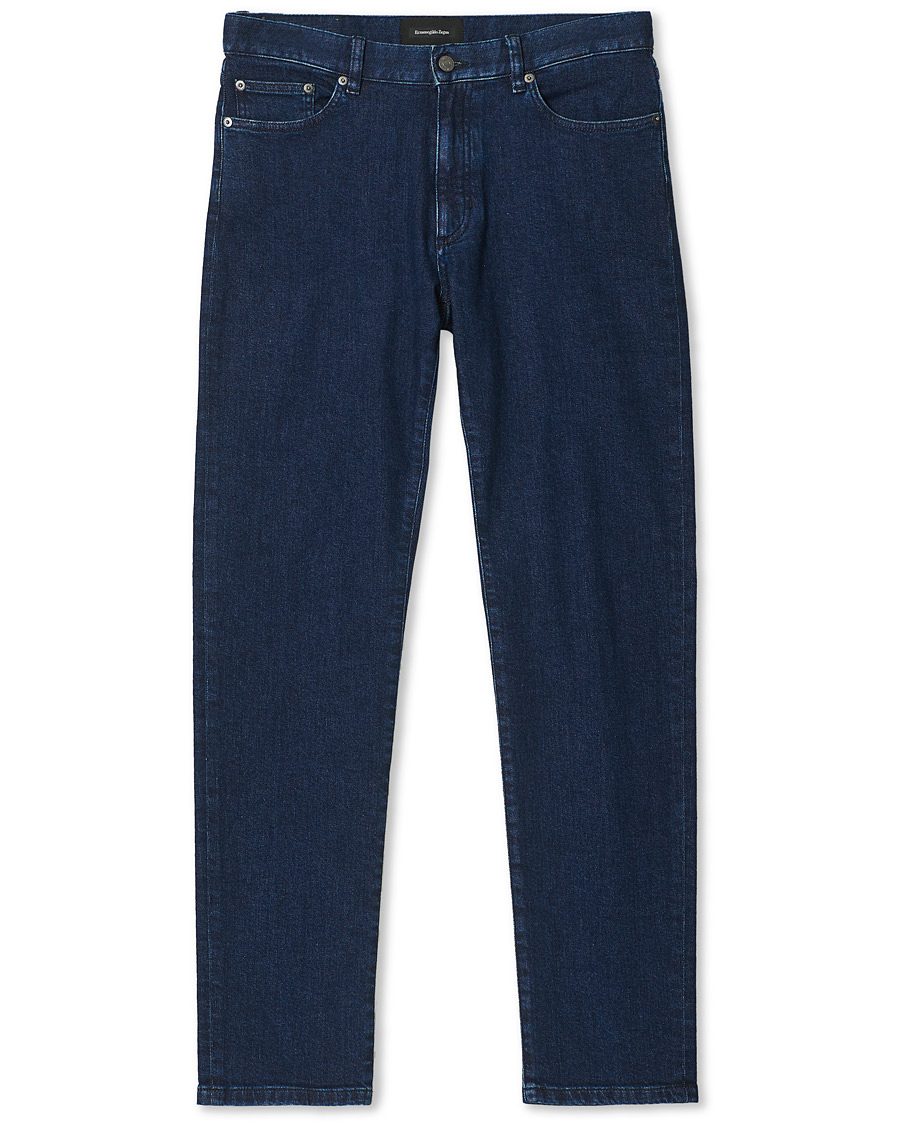 Herr | Jeans | Ermenegildo Zegna | Slim Fit Stretch Jeans Dark Indigo