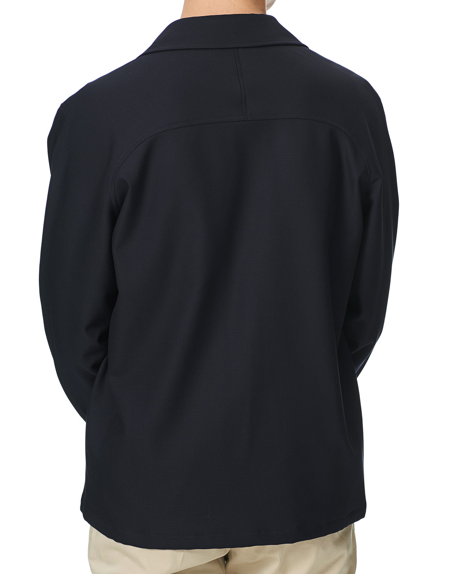 Herr | Jackor | Z Zegna | Padded Techmerino Shirt Jacket Navy