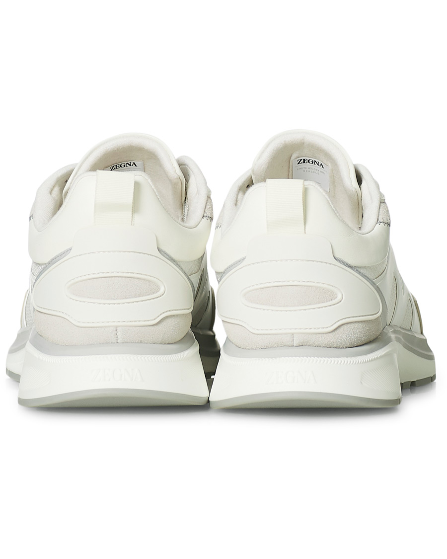 Herr | Z Zegna Recycled Running Sneakers White | Z Zegna | Recycled Running Sneakers White