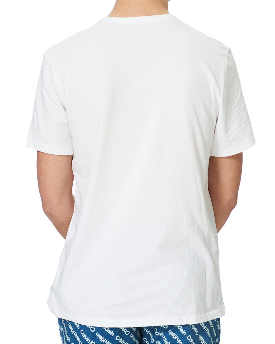 Herr | Pyjamas & Morgonrockar | Calvin Klein | Short Pyjama Set White/Navy