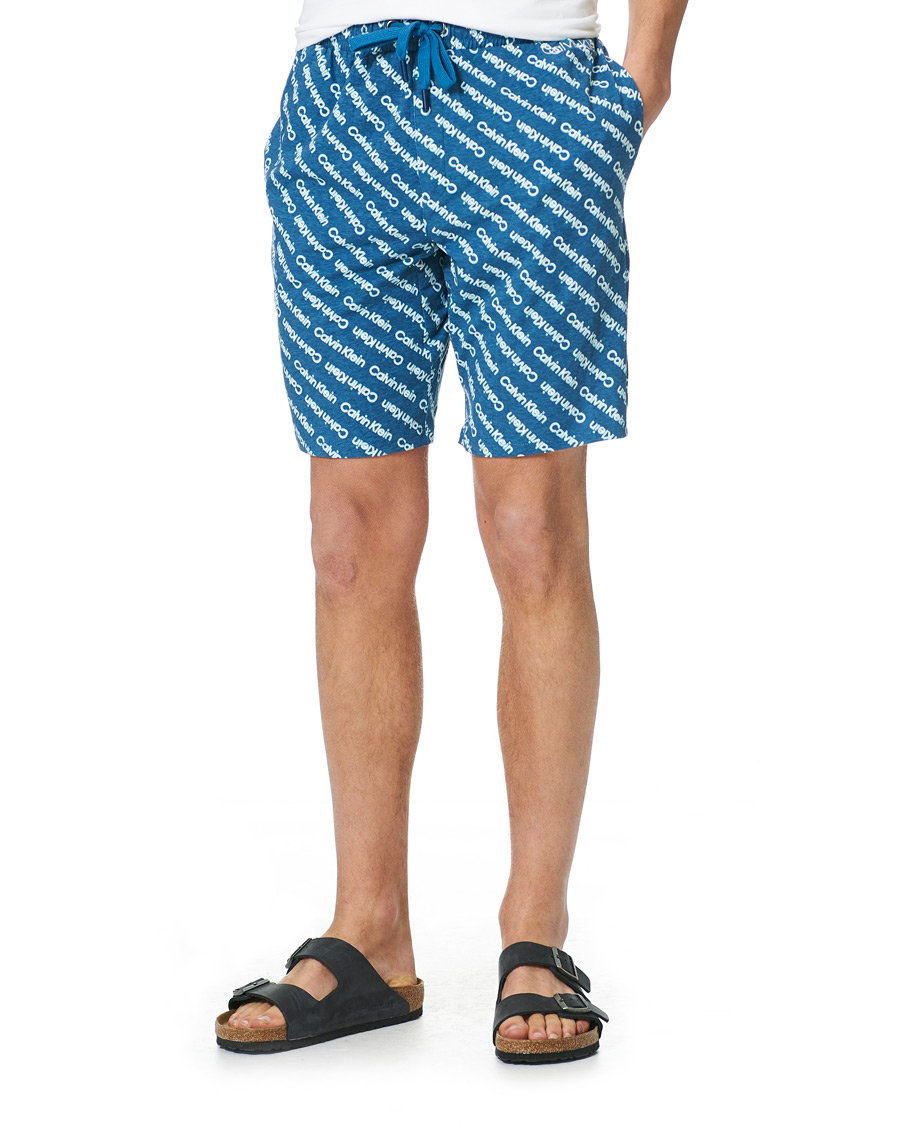 Herr | Pyjamas & Morgonrockar | Calvin Klein | Short Pyjama Set White/Navy