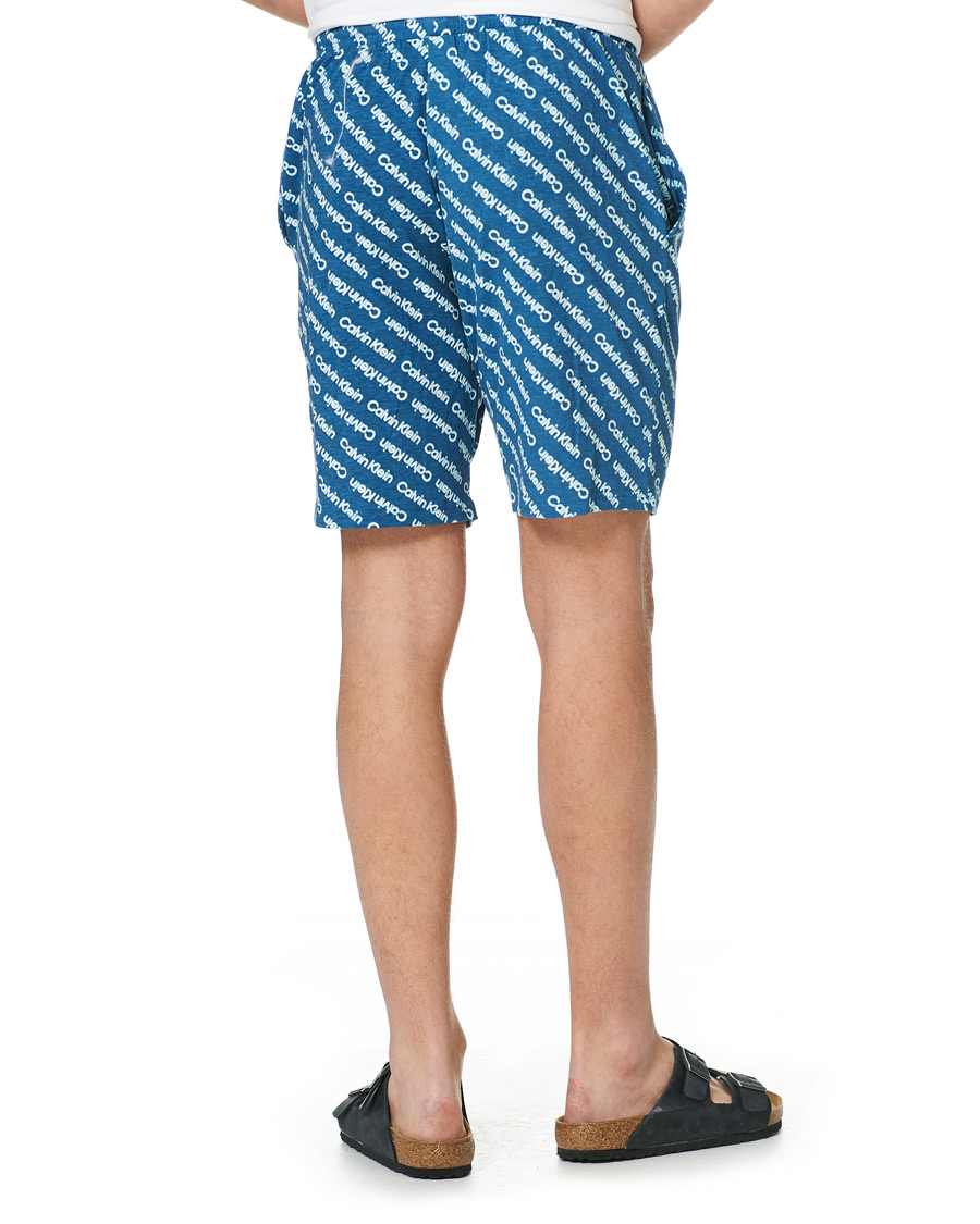 Herr | Pyjamas & Morgonrockar | Calvin Klein | Short Pyjama Set White/Navy