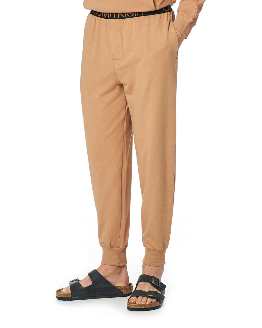 Herr | Byxor | Calvin Klein | Jersey Jogger Sandalwood
