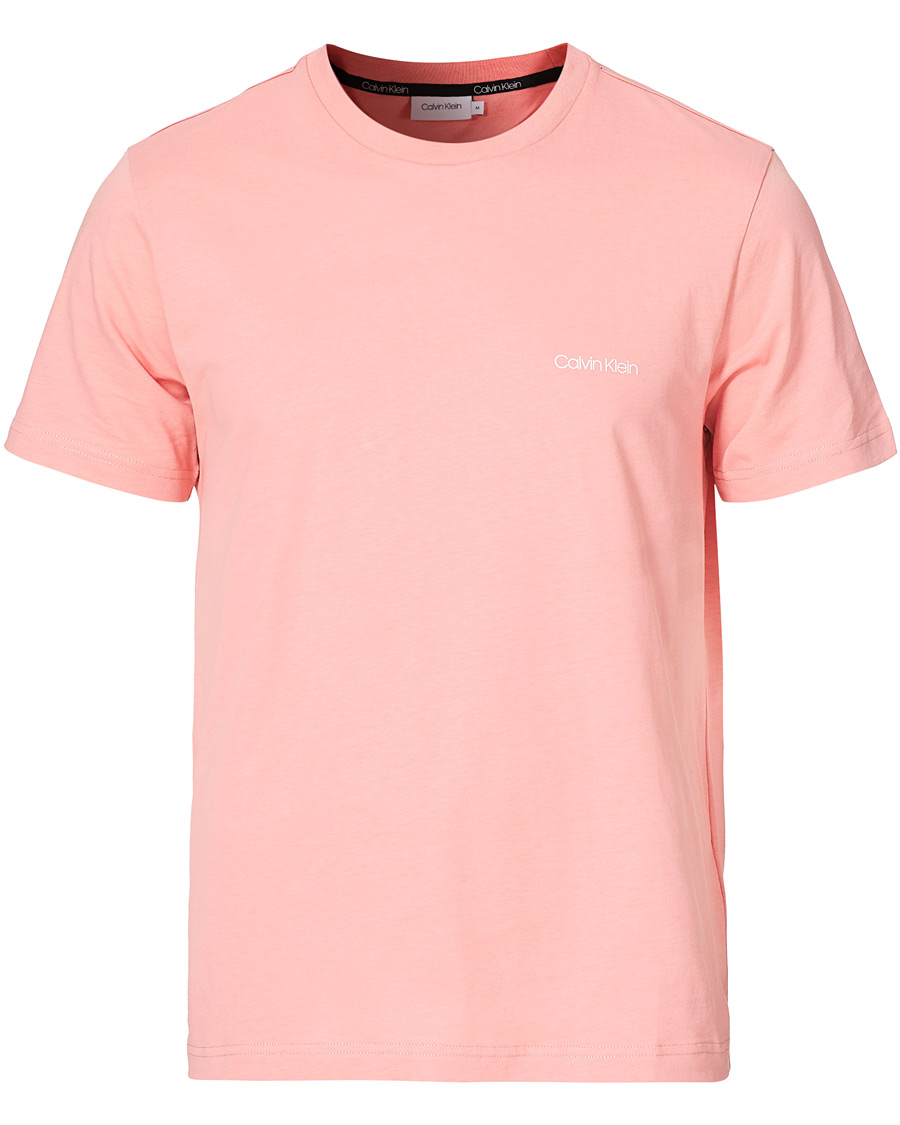 Herr | T-Shirts | Calvin Klein | Chest Logo Crew Neck Tee Dusty Pink