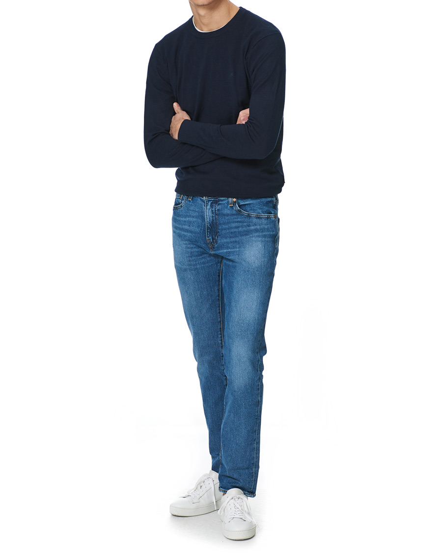 Herr | Tröjor | Calvin Klein | Crew Neck Knitted Sweater Navy