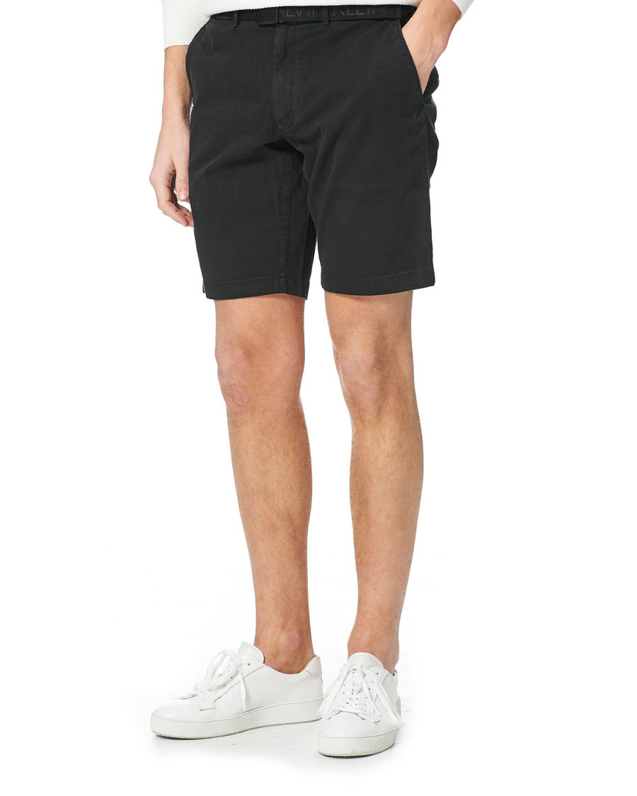 Herr | Shorts | Calvin Klein | Garment Dyed Belted Shorts Black