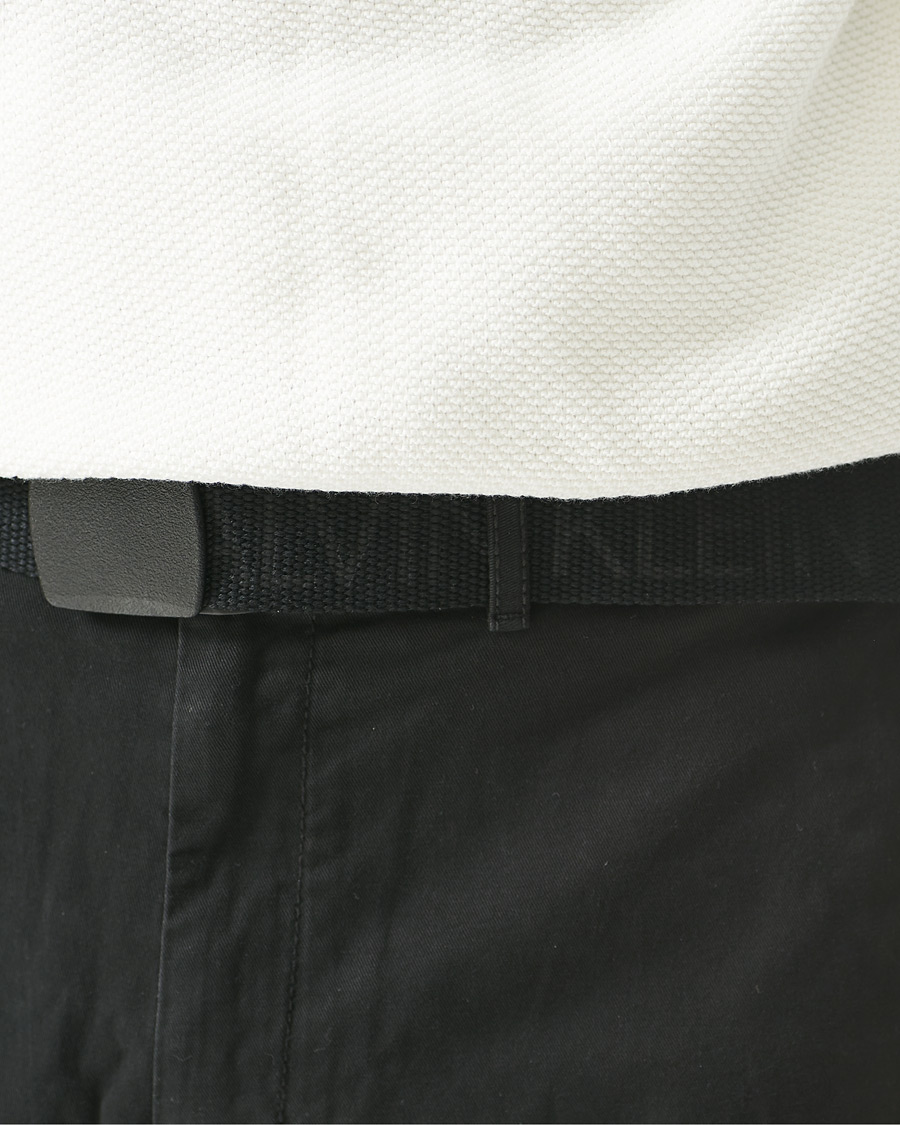 Herr | Shorts | Calvin Klein | Garment Dyed Belted Shorts Black