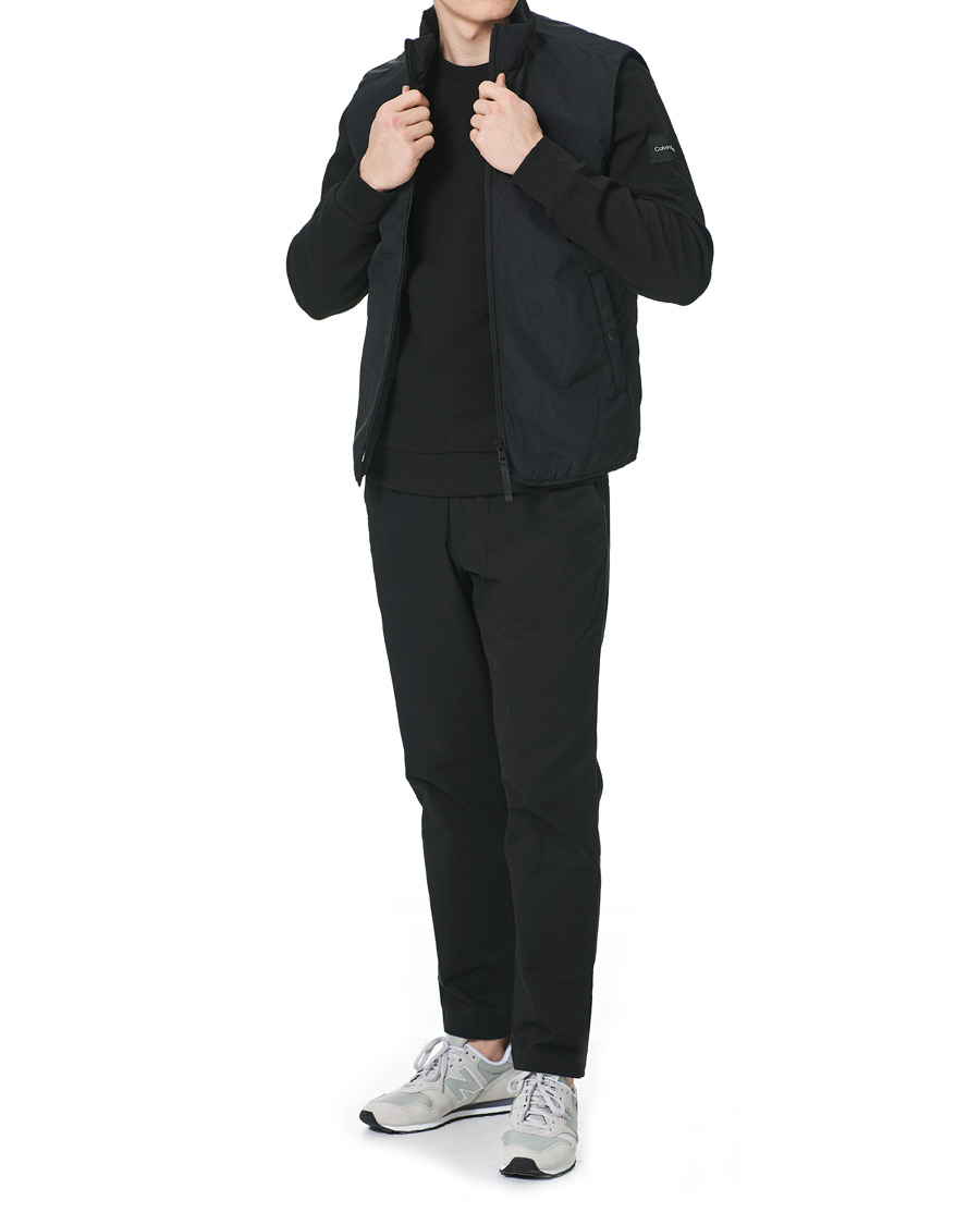 Herr | Jackor | Calvin Klein | Crinkle Nylon Vest Black