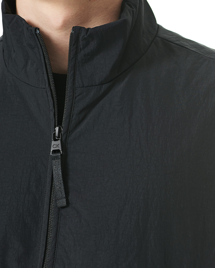 Herr | Jackor | Calvin Klein | Crinkle Nylon Vest Black