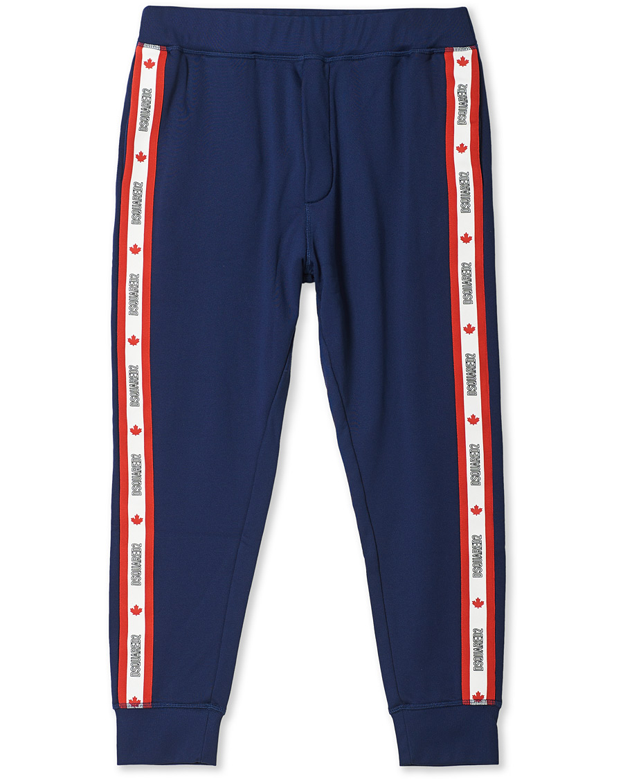 Herr | Byxor | Dsquared2 | Track Pants Dark Blue