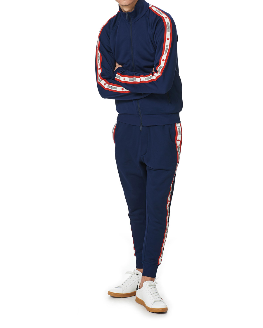 Herr | Byxor | Dsquared2 | Track Pants Dark Blue