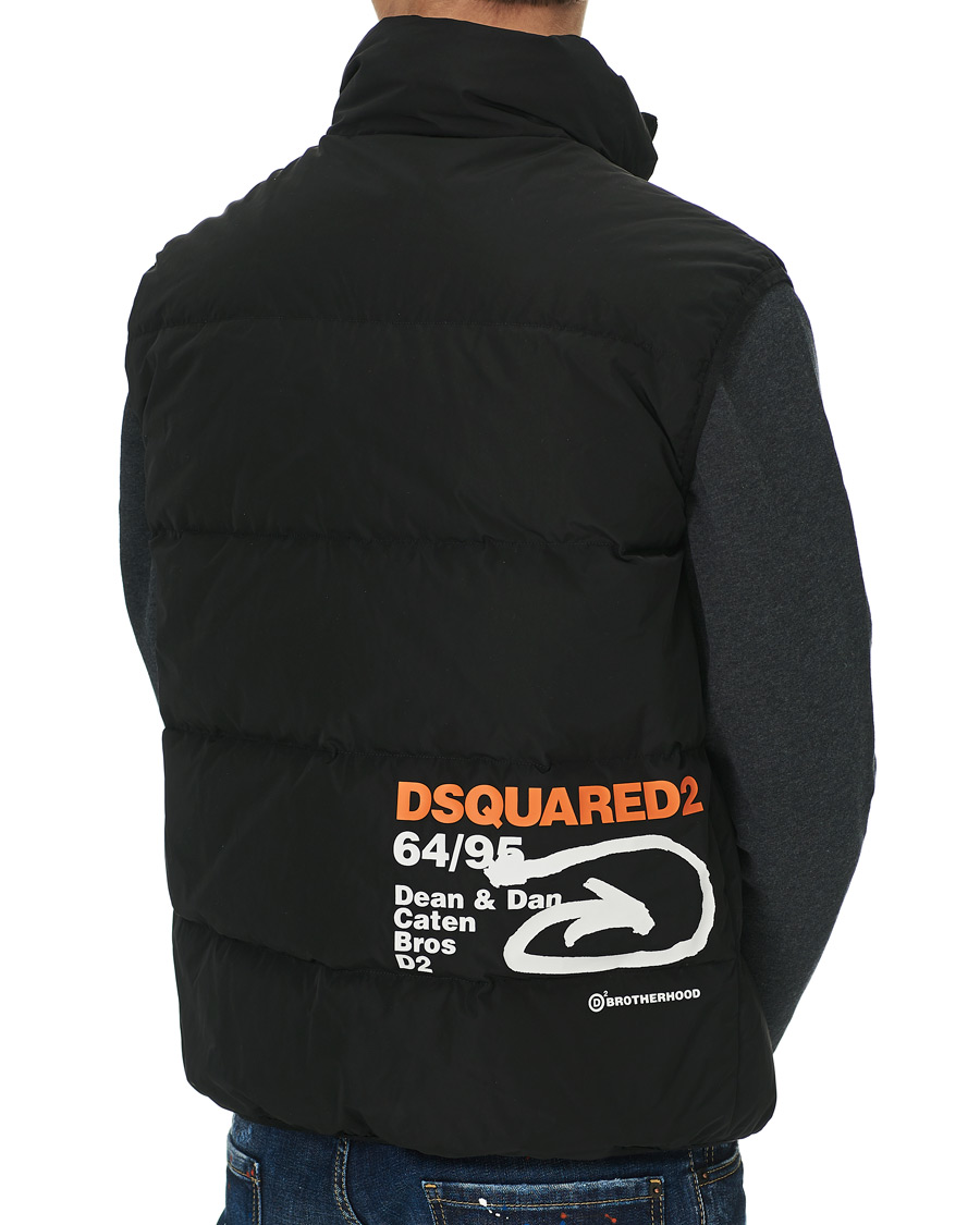 Herr | Jackor | Dsquared2 | Padded Down Gilet Black