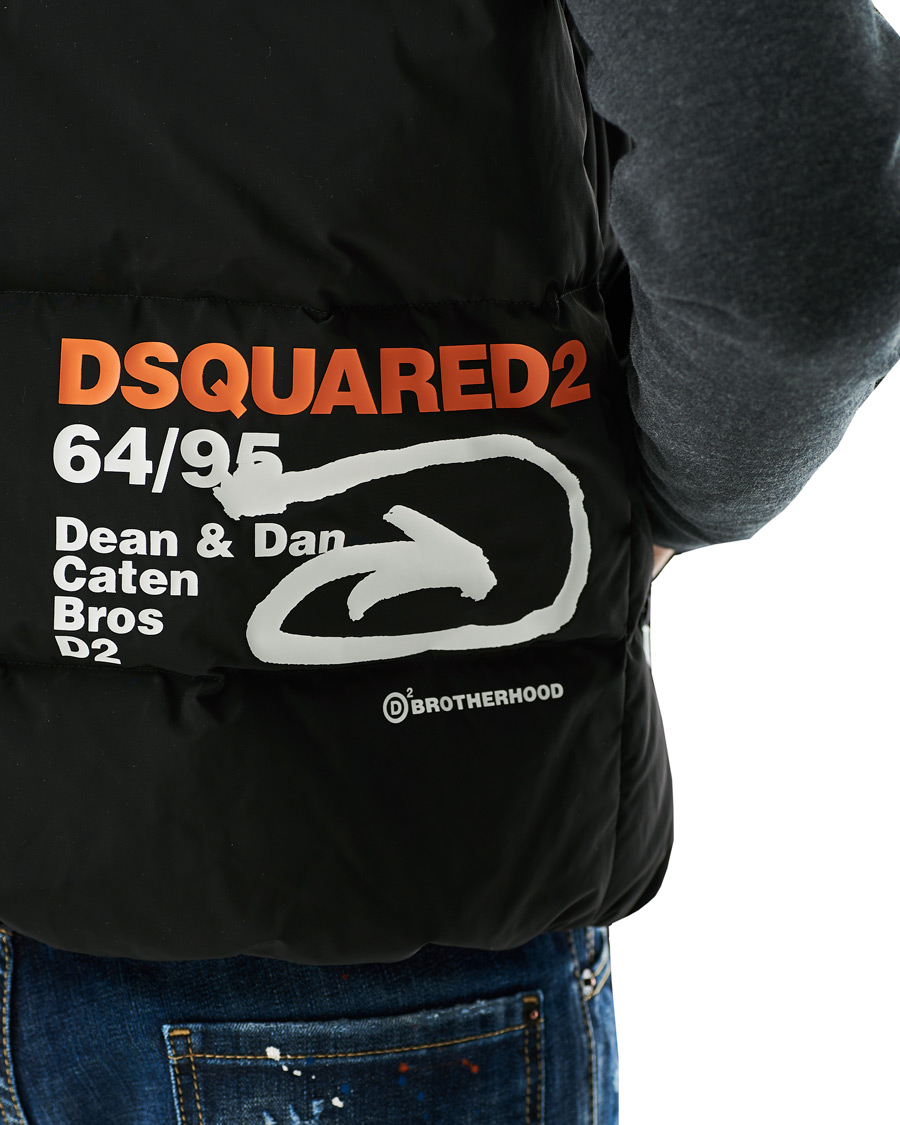 Herr | Jackor | Dsquared2 | Padded Down Gilet Black