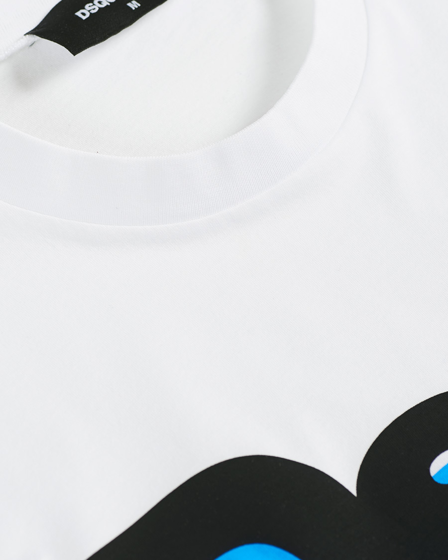 Herr | T-Shirts | Dsquared2 | Colour Print Tee White