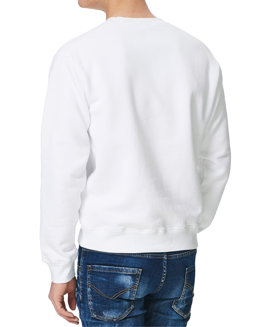 Herr | Tröjor | Dsquared2 | Icon Logo Sweatshirt White